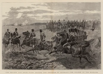 La rassegna e la finta battaglia davanti all